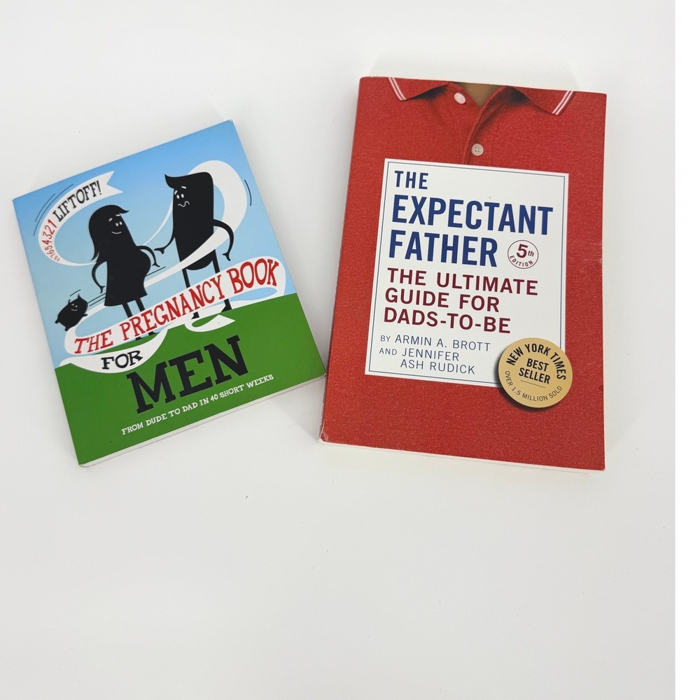 The Expectant Father 5th Ed & The Pregnancy Book for Men Bundle 2 Paperback
